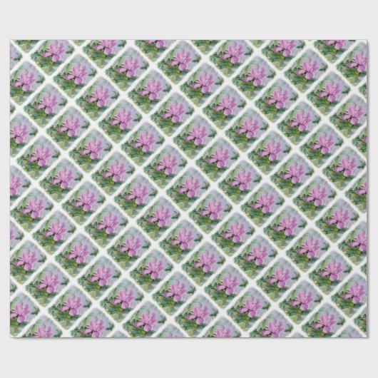 TROPISCHES ORCHIDEPAPIER GESCHENKPAPIER (Flach)