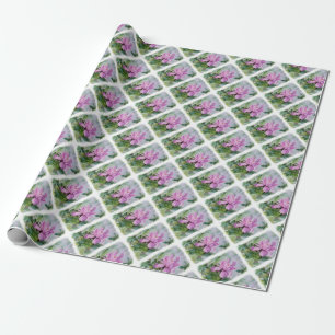 TROPISCHES ORCHIDEPAPIER GESCHENKPAPIER