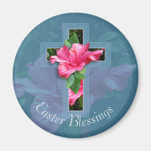 Tropisches Ostern-Kreuz und Segen-Magnet Magnet