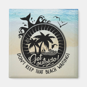 Tropisches Ozean-Wortspiel   behalten nicht, dass Magnet