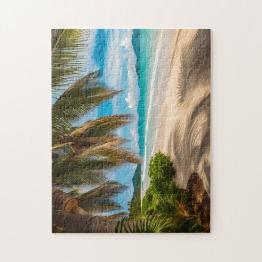 Tropisches Ozeanspielpuzzle Puzzle (Vertikal)