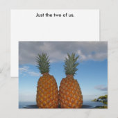 Tropisches Paar Postkarte (Vorne/Hinten)