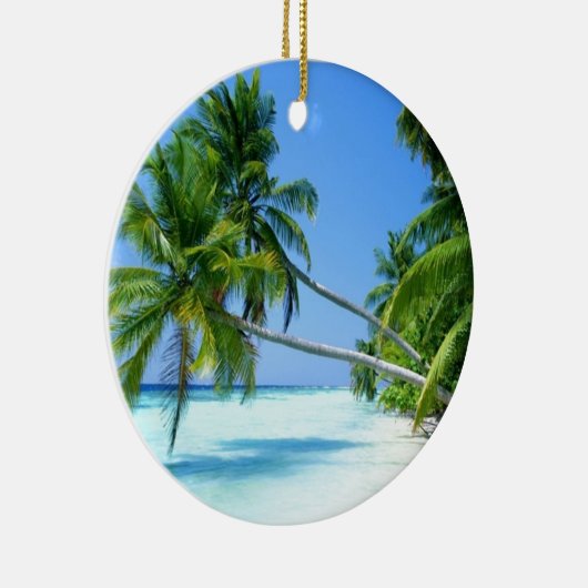 Tropisches Palm Beach! Keramikornament (Rechts)