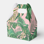 Tropisches Palm Pink Junggeselinnen-Abschied Hango Geschenkschachtel (Rückseite)