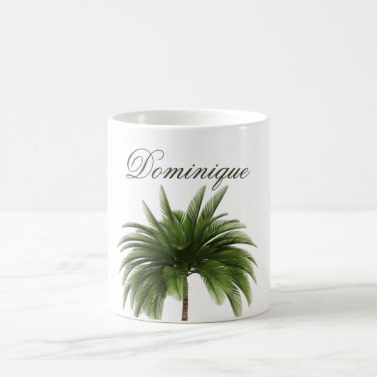 Tropisches Palmbaum Chic Personal Kaffeetasse (Mittel)