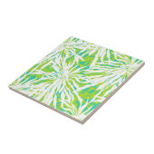 Tropisches Palmblatt-Muster Fliese (Seite)