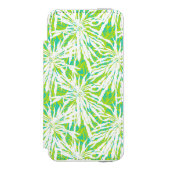 Tropisches Palmblatt-Muster Incipio iPhone Geldbeutel-Hülle (Folio Vorderseite)