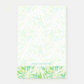 Tropisches Palmblatt-Muster Post-it Klebezettel (Vorderseite)