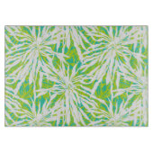 Tropisches Palmblatt-Muster Schneidebrett (Vorderseite)