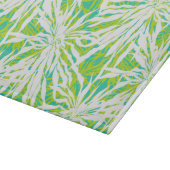 Tropisches Palmblatt-Muster Schneidebrett (Ecke)