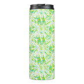 Tropisches Palmblatt-Muster Thermosbecher (Rückseite)