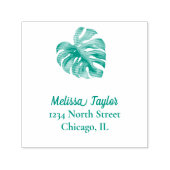 Tropisches Palmblatt  Permastempel (Design)