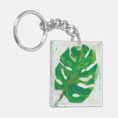 Tropisches | Palmblatt Schlüsselanhänger (Vorderseite links)