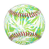 Tropisches Palmblätter-Muster Baseball (Vorderseite)