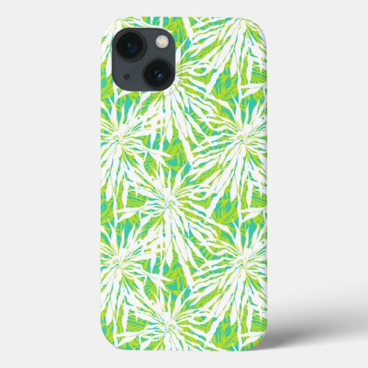 Tropisches Palmblätter-Muster Case-Mate iPhone Hülle (Rückseite)