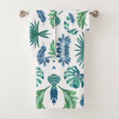 Tropisches Palmblätterhandtuch-Set Badhandtuch Set (Insitu)