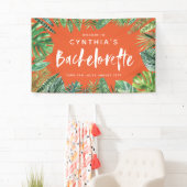 Tropisches Palmenblatt & Drehbachelorette Banner (Insitu)