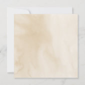 Tropisches Palmenblätterblatt, Hochzeit auf dem Cr Einladung (Rückseite)