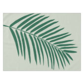 Tropisches Palmenblättrig, grün und grün Tischdecke (Vorderseite (Horizontal))