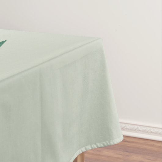 Tropisches Palmenblättrig, grün und grün Tischdecke (Beispiel)