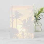 Tropisches Palms Blank Printable Wedding Paper (Stehend Vorderseite)