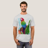 Tropisches Papagei-Eis T-Shirt (Vorne ganz)