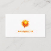 Tropisches Paradies | Agent für Fremdenverkehr Visitenkarte (Vorderseite)