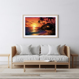 Tropisches Paradies - Ai Poster