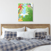 Tropisches Paradies auf Leinwand mit Optionen (Insitu (Schlafzimmer))
