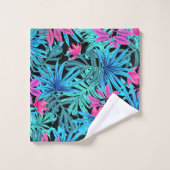 Tropisches Paradies Badetuch Set (Waschlappen)