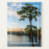 Tropisches Paradies bei Sonnenuntergang, Fidschi Planer (Rückseite)