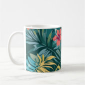 Tropisches Paradies Blumen Kaffeetasse (Links)