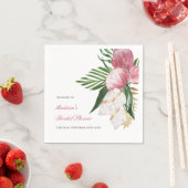 Tropisches Paradies-Brautparty Serviette (Beispiel)