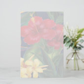 Tropisches Paradies Briefpapier (Stehend Vorderseite)