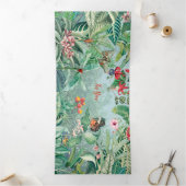 Tropisches Paradies Dreifach Gefaltete Karte (Innenseite)