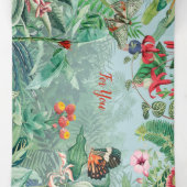 Tropisches Paradies Dreifach Gefaltete Karte (Innenseite Mitte)