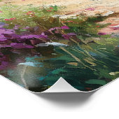 Tropisches Paradies: Eine abgeschiedene Strandland Poster (Ecke)