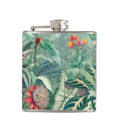 Tropisches Paradies Flachmann (Vorderseite)