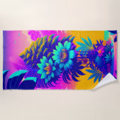 Tropisches Paradies, Flora 2 Strandtuch (Vorderseite)