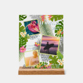 Tropisches Paradies, Foto-Gedächtnis Acrylschild (Vorderseite)