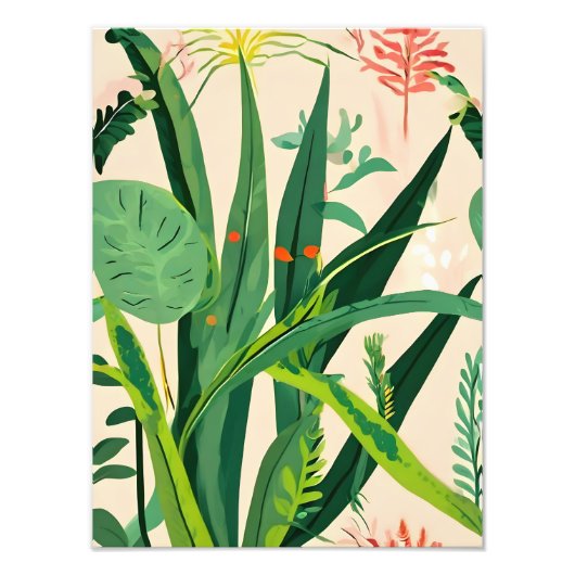 Tropisches Paradies Fotodruck (Vorne)