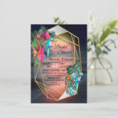 Tropisches Paradies für Flora und Fauna bei Sonnen Einladung (Stehend Vorderseite)