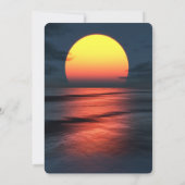 Tropisches Paradies für Flora und Fauna bei Sonnen Einladung (Rückseite)