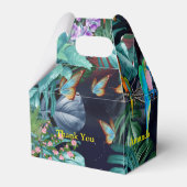 Tropisches Paradies für Flora und Fauna bei Sonnen Geschenkschachtel (Rückseite)