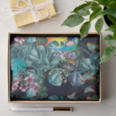 Tropisches Paradies für Flora und Fauna bei Sonnen Seidenpapier (Geschenk)