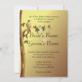 Tropisches Paradies für Hochzeiten Einladung (Vorderseite)