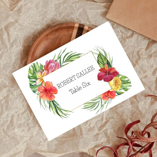 Tropisches Paradies für Hochzeiten, Tischnummer