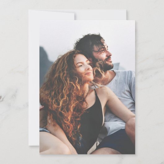 Tropisches Paradies für Orchideen Save the Date (Rückseite)