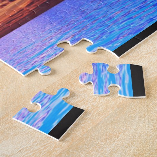 Tropisches Paradies für Sonnenuntergang Puzzle (Seite)