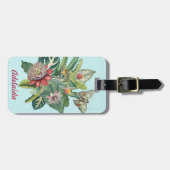 Tropisches Paradies Gepäckanhänger (Vorderseite horizontal)